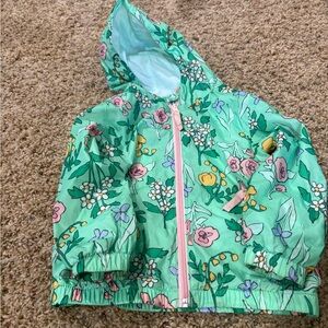 Cat & Jack Green Floral Kids' Jacket